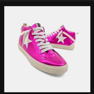 ShuShop Women's Pink Star Sneakers